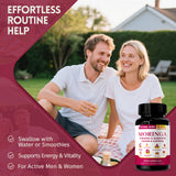 Optimal Aura 13 in 1 Moringa Powder Capsules - Turmeric, Ginger, Quercetin, Saffron | Herbal Dietary Supplements