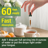 Optimal Aura Mullein Drops for Lungs, 3-in-1 Mullein Leaf Extract for Lungs Health, Herbal Dietary Supplements